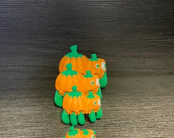 3D pumpkin spider