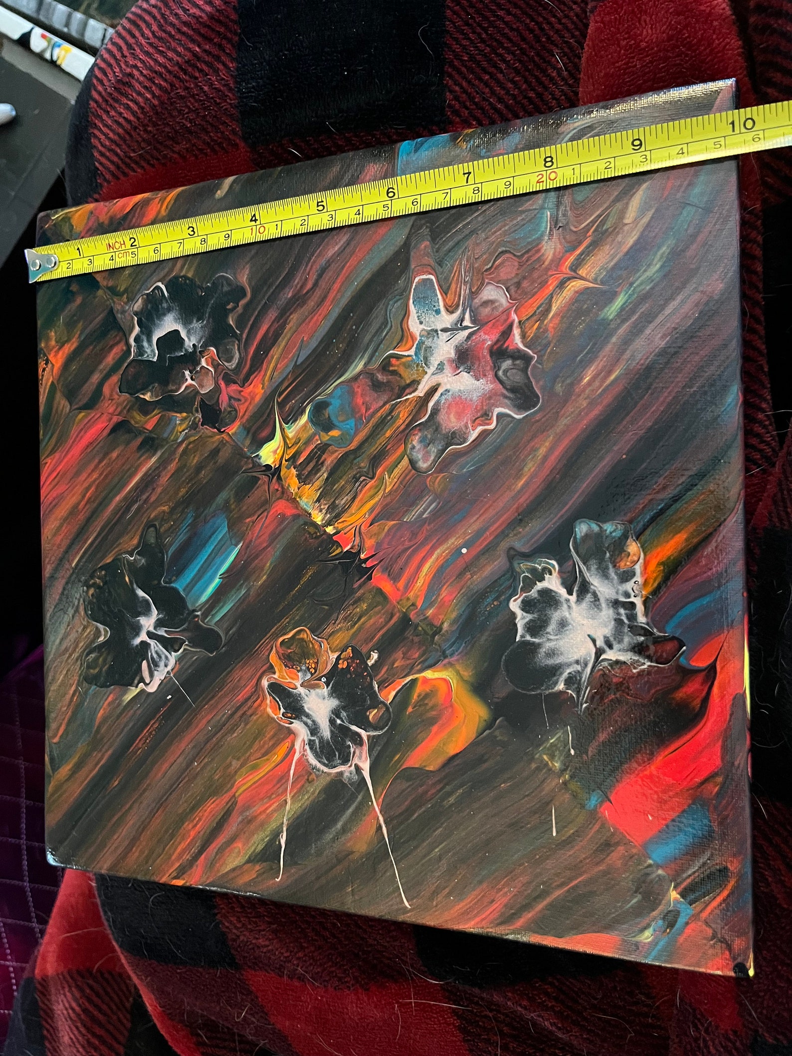 10x10 Custom Pourable Acrylic Painting Etsy