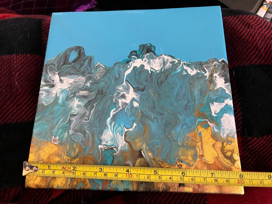 8x8 Custom Acrylic Pourable Painting Etsy