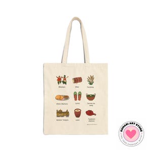 Punjabi Culture Tote Bag: South Asian Inspired Gift