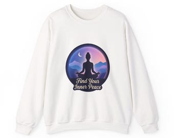 Bluza „Znajdź swój wewnętrzny spokój” | Sylwetka do medytacji jogi