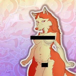 Jenna Balto Sexy Anthro NSFW sticker