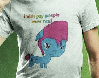 I Wish Gay People Graphic T-shirt, Funny T-shirt, Viral T-shirt, Gay T-shirt, Funny Gay T-shirt, Satire T-shirt, Cursed T-shirt, Meme Tee