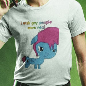 I Wish Gay People Graphic T-shirt, Funny T-shirt, Viral T-shirt, Gay T-shirt, Funny Gay T-shirt, Satire T-shirt, Cursed T-shirt, Meme Tee