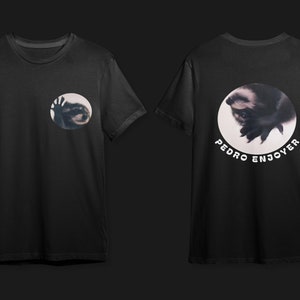 Waschbär Petro lustiges grafisches T-Shirt, Waschbär-lustiges T-Shirt, Waschbär-Meme-T-Shirt, Waschbär-T-Shirt, Waschbär-T-Shirt, tanzender Waschbär, Petro Black