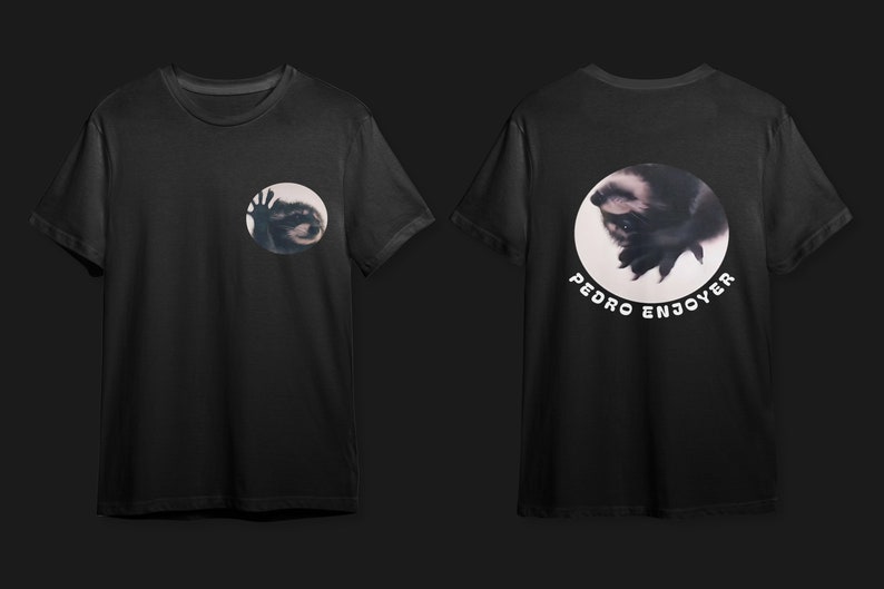 Waschbär Petro lustiges grafisches T-Shirt, Waschbär-lustiges T-Shirt, Waschbär-Meme-T-Shirt, Waschbär-T-Shirt, Waschbär-T-Shirt, tanzender Waschbär, Petro Black