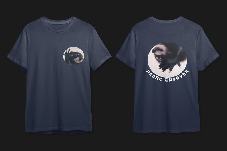 Waschbär Petro lustiges grafisches T-Shirt, Waschbär-lustiges T-Shirt, Waschbär-Meme-T-Shirt, Waschbär-T-Shirt, Waschbär-T-Shirt, tanzender Waschbär, Petro Navy