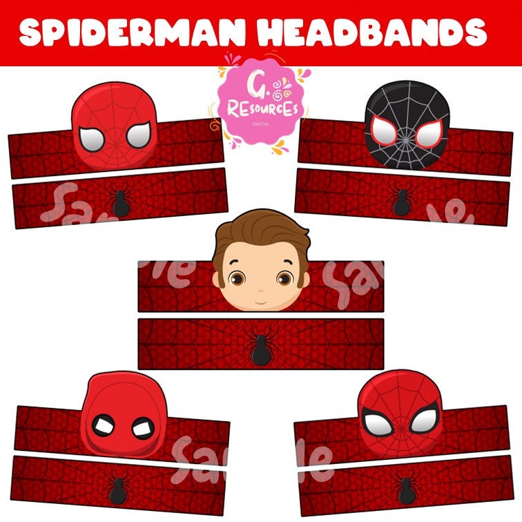 Headbands, Crowns, Spiderman and Villains Theme, Party Hat, Costume - Etsy
