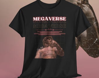 Camiseta unisex de algodón grueso de Stray Kids en un Megaverso de historia antigua