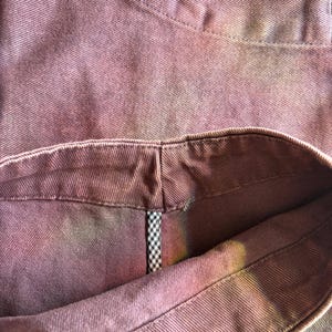 Vintage Washed Workwear Pants | High Waist Balloon Jeans, Artisan Dyed Cargo Style image 7