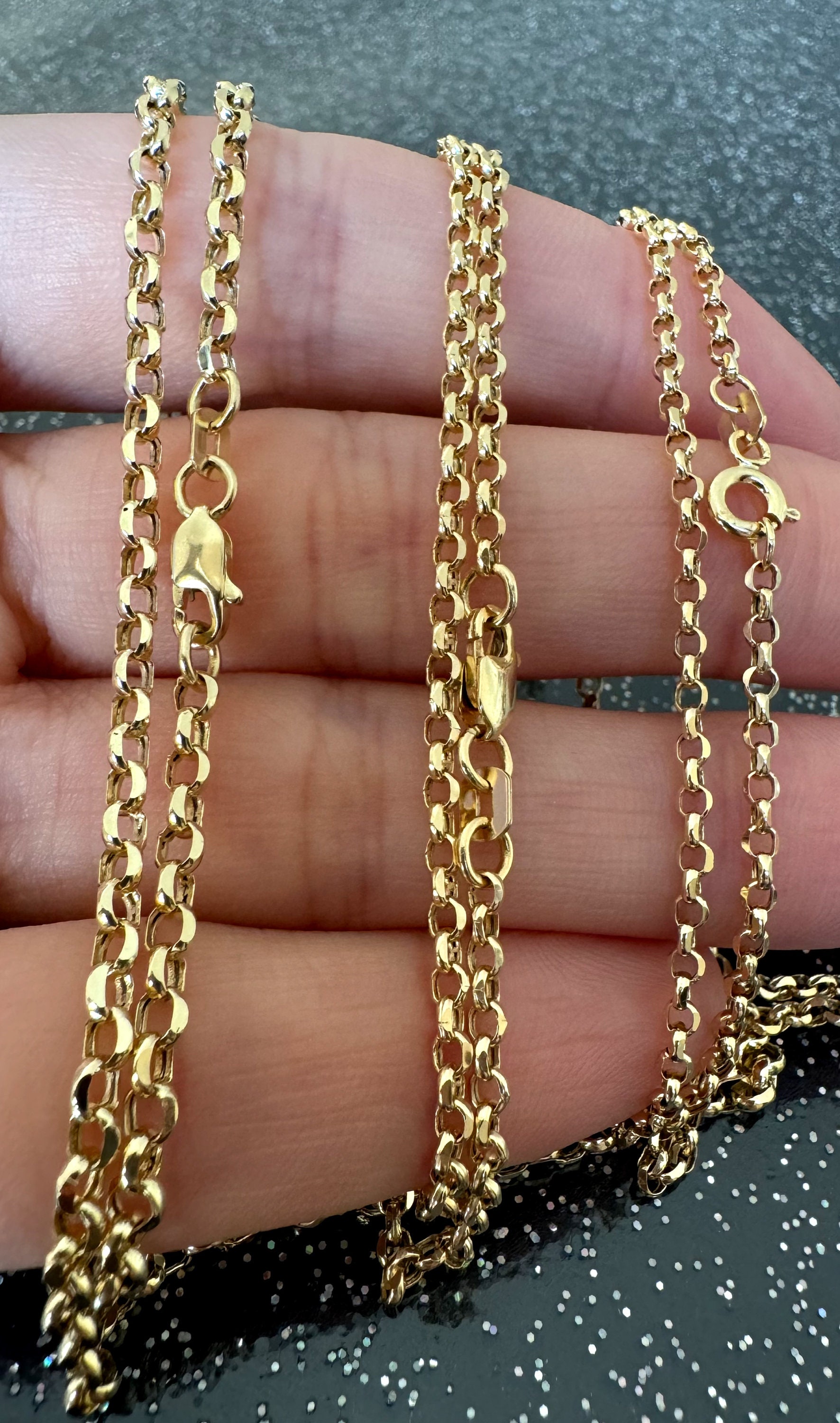 14KWG★CABLE CHAIN★2.85mm × 51.5cm × 11g 14K☆CABLE CHAIN☆2.85mm × 51.5cm × 11g 14k Yellow Gold Cable