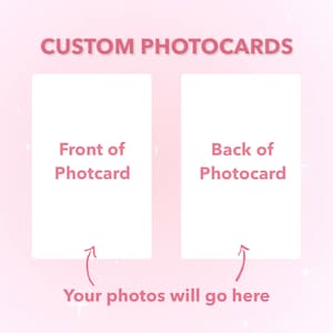 Custom Photocards (Kpop, anime, etc) **READ DESCRIPTION !!