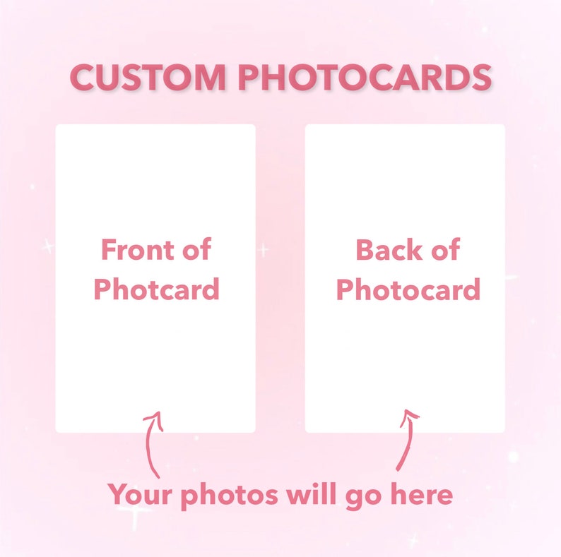 Custom Photocards Kpop, anime, etc READ DESCRIPTION image 1