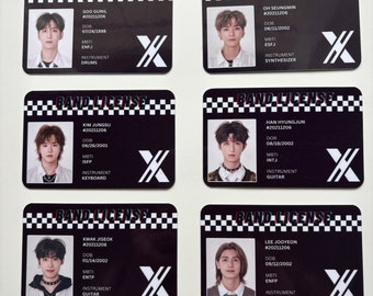 XDINARY HEROES Band License ID Photocards