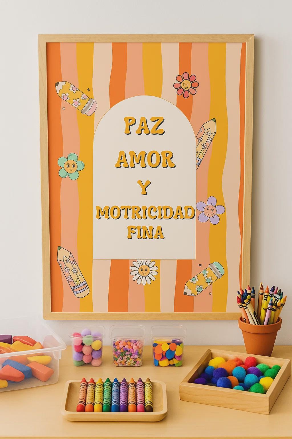 Spanish OT Posters for Kids: Retro Classroom Decor (digital Download ...