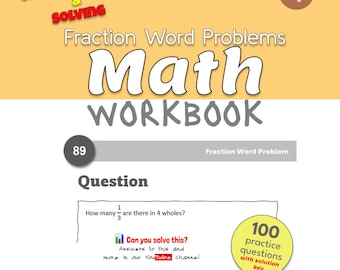 Math Workbook Grade 4 Fraction Word Problem
