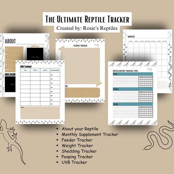 The Ultimate Reptile Tracker | Digital Download