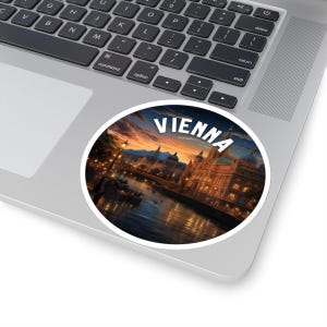 Vienna Sticker - Austria | Vinyl Sticker | Suitcase Decal | Travel Journal Sticker | Laptop Sticker | Luggage Sticker
