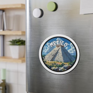 Mexiko Vinyl Magnet - Kühlschrankmagnet, Auto Magnet, Reise Souvenir, Geschenk, Outdoor-Ready, wählen Sie Ihre Größe