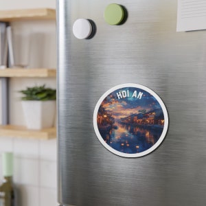Hoi An Vinyl Magnet - Fridge Magnet, Car Magnet | Travel Souvenir, Gift, Outdoor-Ready, Choose Your Size