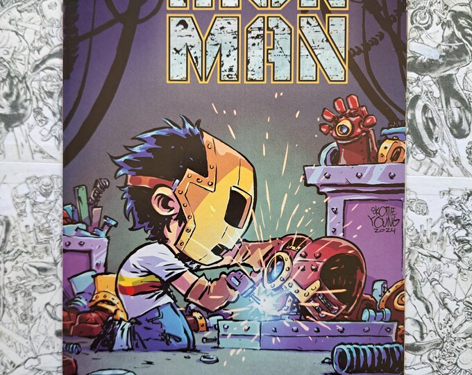 Iron Man #1 Skottie Young Variant Marvel Comics 2024
