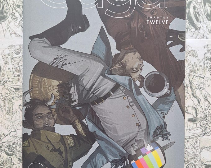 Saga #12 First Appearance of D. Oswald Heist and Ghus First Print Image 2012