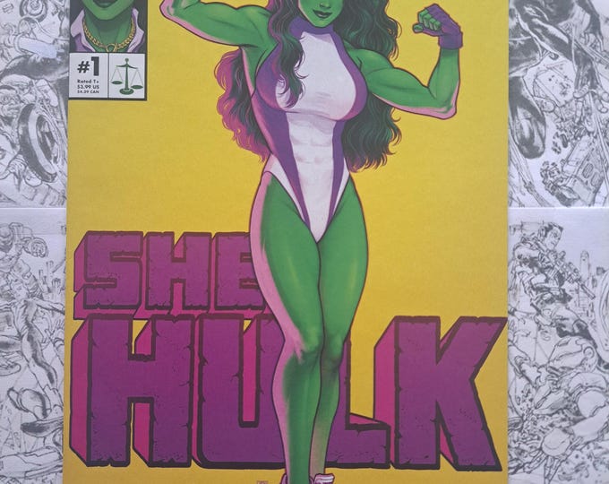 She-Hulk #1 Jen Bartel Variant First Print Marvel 2022