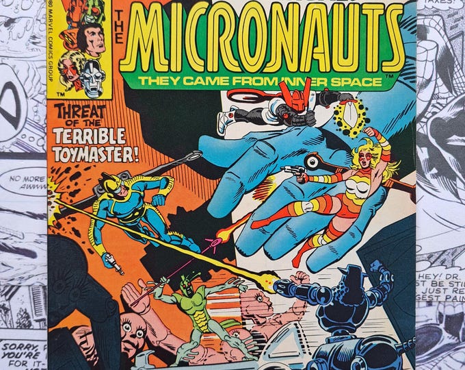 The Micronauts King-Size Annual #2 Newsstand Steve Ditko Art Marvel 1980