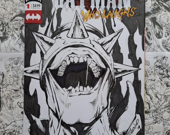 Batman Who Laughs #1 Geof Isherwood Original Art Cover