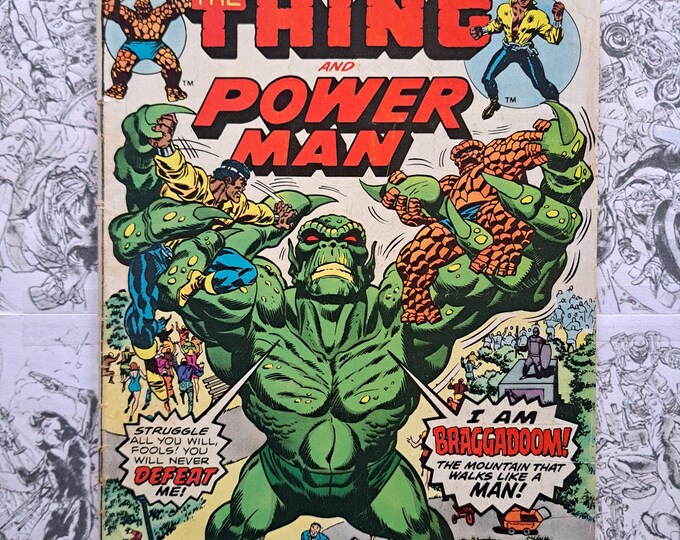 Marvel Two in One #13 The Thing & Power Man Rare Mark Jewelers Insert Marvel 1976