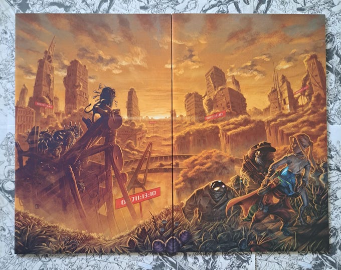 We Live Age of  Palladions Black #1 and White #1 Connecting Set Limited to 400