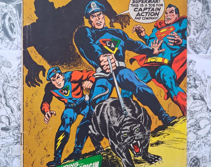 Captain Action #1 Origin of Captain Action Jim Shooter Toy Tie-in DC Comics 1968