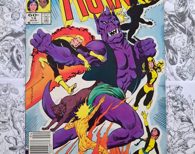 The New Mutants #14 First Illyana Rasputin as Magik Marvel Comics 1984 Newsstand