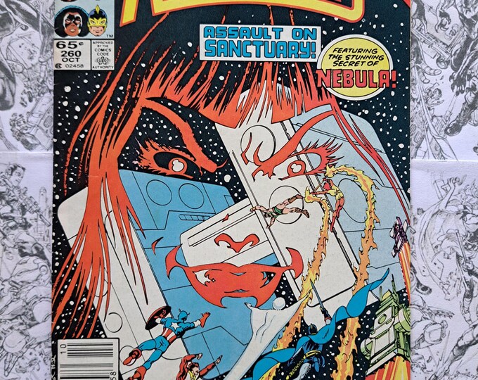 Avengers #260 First Cover Appearance of Nebula Marvel Comics 1985
