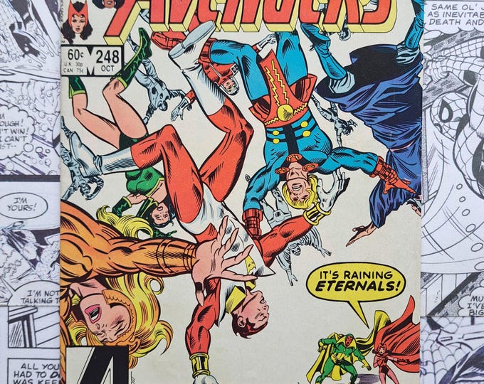 Avengers #248 Al Milgrom Cover Marvel 1984