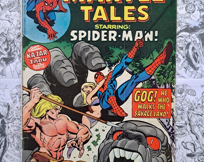 Marvel Tales #82 Spider-Man Ka-Zar Rare Mark Jewelers Insert Marvel 1977