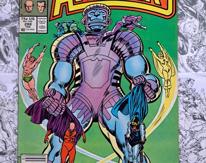 Avengers #288 First Appearance of Heavy Metal Marvel 1988