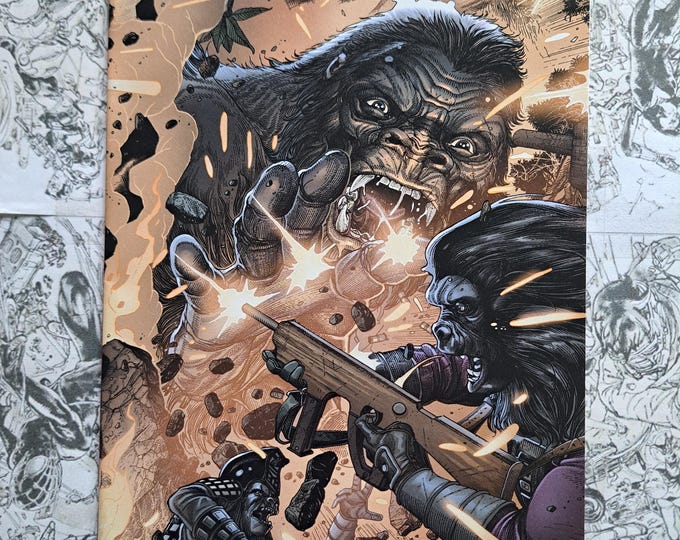 Kong On Planet Of Apes #6 Connecting Magno Virgin Variant BOOM! Studios 2017