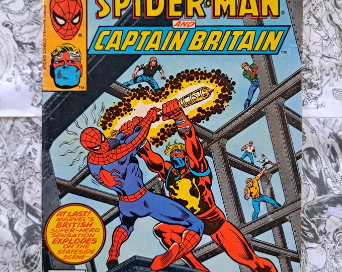 Marvel Team-Up #65 RARE Pizzazz Variant First Captain Britain in US Marvel 1978