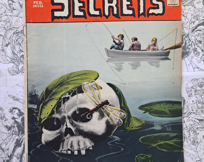 House of Secrets #105 Bronze Age Horror Jack Sparling Skull Cover DC 1973