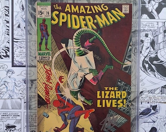 Amazing Spider-Man #76 CGC 8.5 2X Signed Stan Lee & John Romita Sr. Marvel 1969