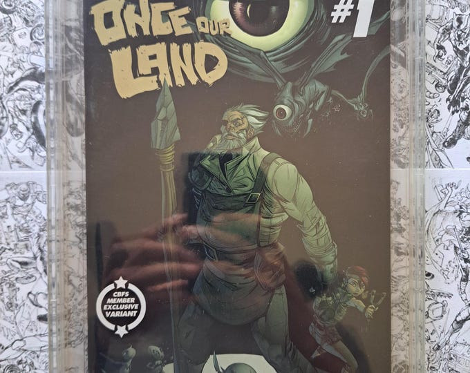 Once Our Land #1 9.8 Scout Comics Variant Rare CBCS CBFS Only 250 Printed!