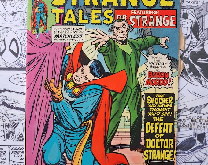 Strange Tales #183 Doctor Strange Miscut Error *See Pics Jack Kirby Marvel 1976