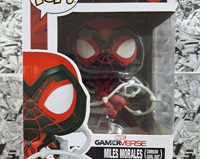 Miles Morales Spider-Man #770 Crimson Cowl Suit Funko POP!