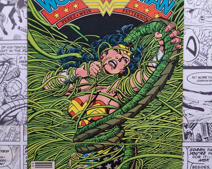 Wonder Woman #5 George Perez Bondage Cover Newsstand DC 1987