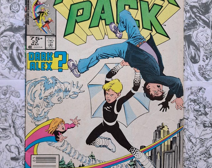 Power Pack #22 Rare Mark Jewelers Insert Marvel 1986