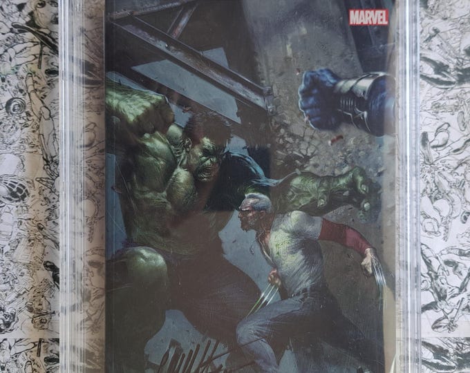Civil War II #2 Dell Otto Wraparound Virgin Variant CBCS 9.8 Signed by Gabriele Dell'Otto Limited to 200 Copies!