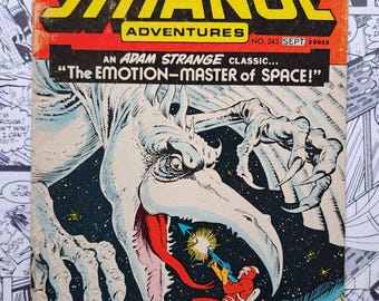 DC Comics Strange Adventures #243 Adam Strange Nick Cardy Art DC 1973