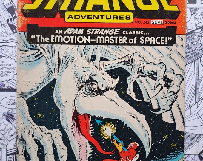 DC Comics Strange Adventures #243 Adam Strange Nick Cardy Art DC 1973