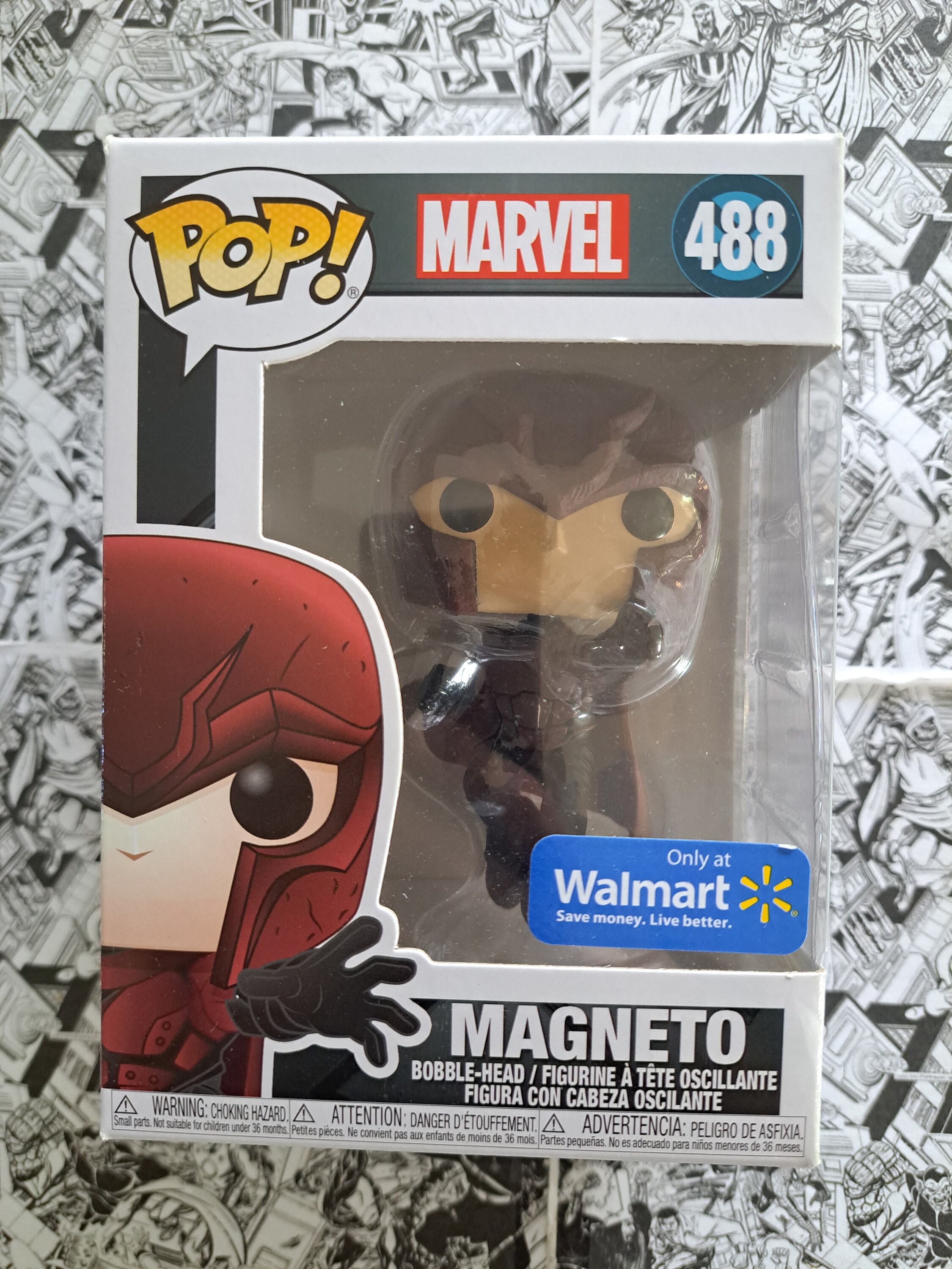Magneto #488 Marvel Walmart Exclusive Funko POP! - Etsy